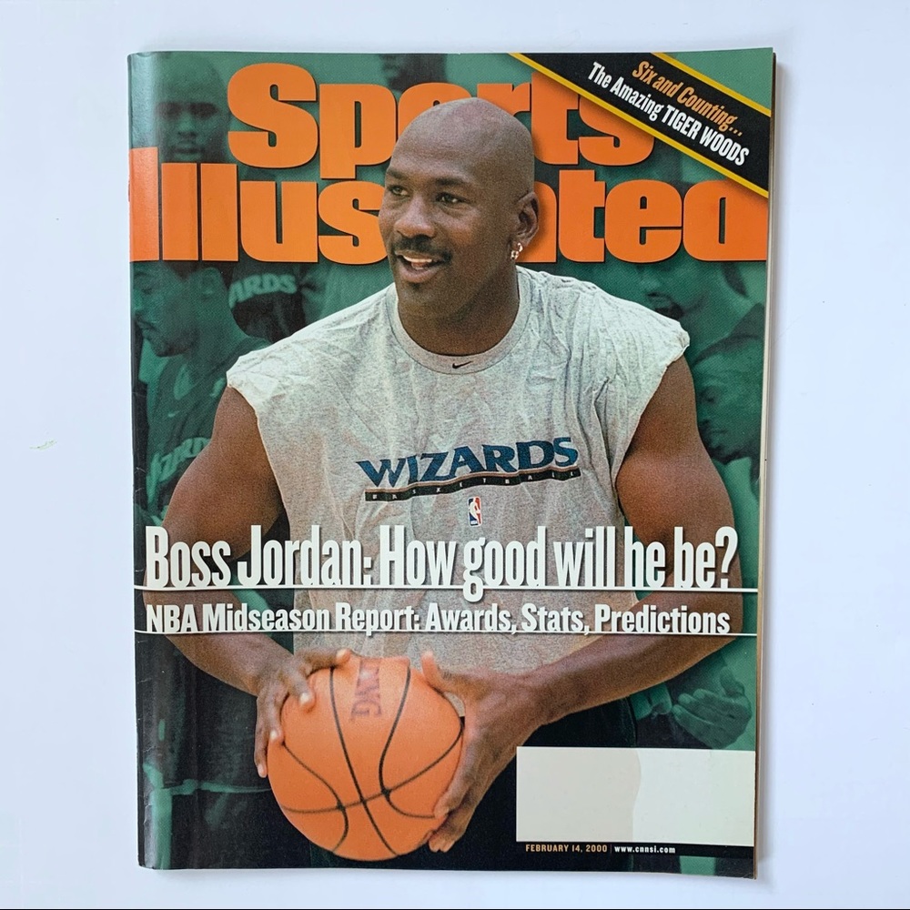 Boss Jordan Michael Jordan Sports Illustrated Magazine February 14, 2000 Wizards